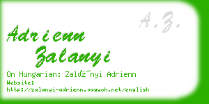 adrienn zalanyi business card